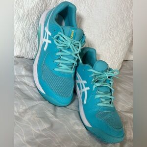 ASICS Turquoise Court/Pickleball Shoes